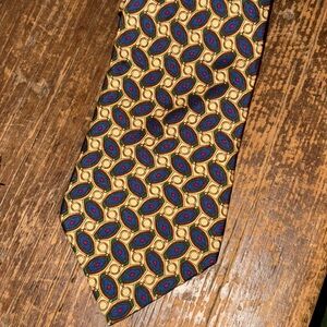 Tommy Hilfiger Italian Silk Tie Men’s Elegant Patterned Luxury WPL #2831